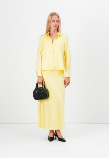 Атласная блузка