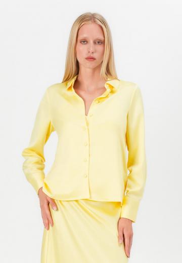 Атласная блузка