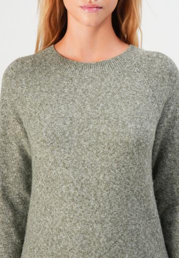 Пуловер в полоску