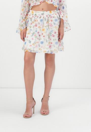 Юбка с воланами