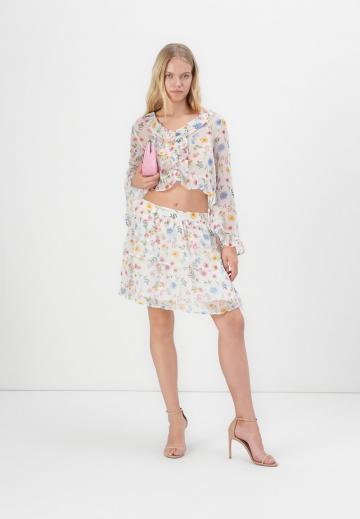 Юбка с воланами