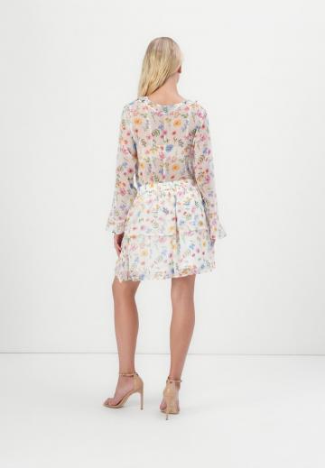 Юбка с воланами