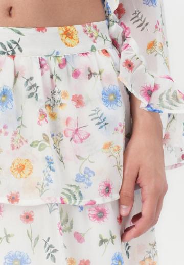 Юбка с воланами