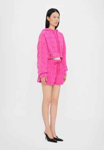 Пуловер с капюшоном