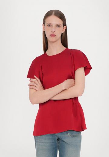 Атласная блузка