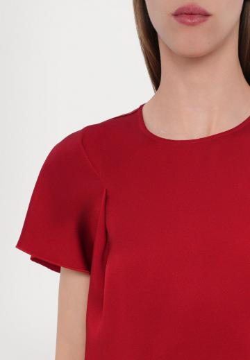 Атласная блузка