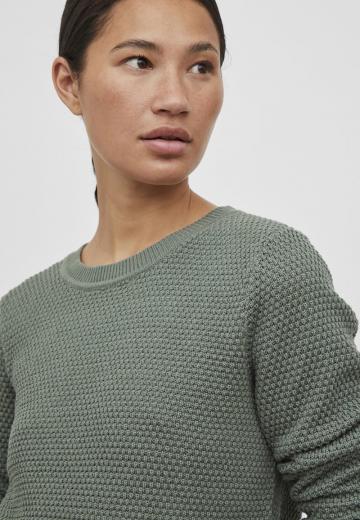 Пуловер с рукавом три четверти