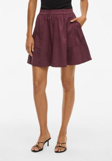 Кожаная юбка