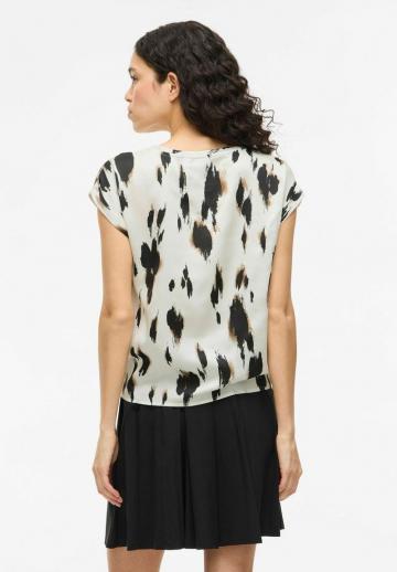 Атласная блузка