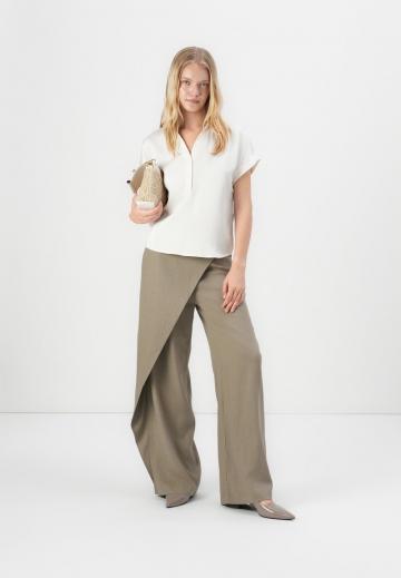 Атласная блузка