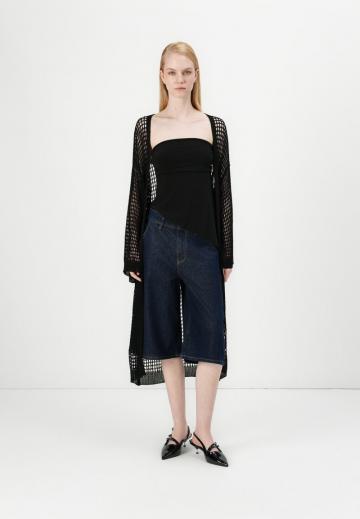 Длинный жилет