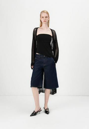 Длинный жилет