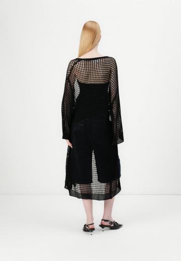 Длинный жилет