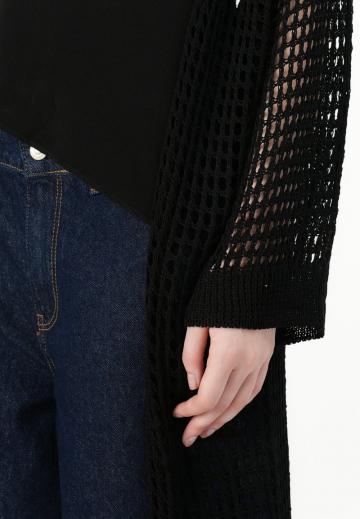 Длинный жилет