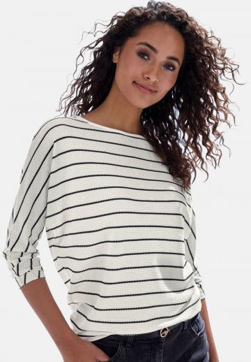 Пуловер с рукавом три четверти