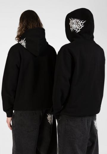 Пуловер с капюшоном