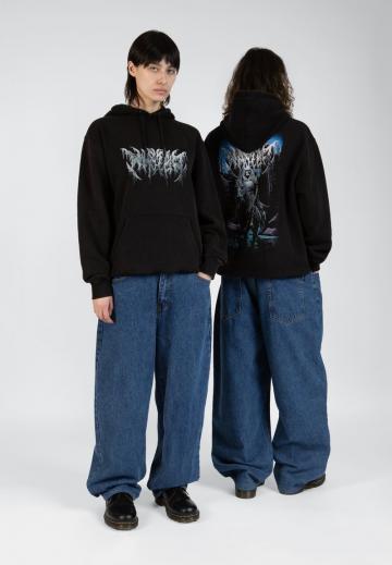 Пуловер с капюшоном