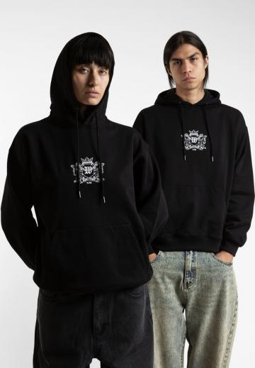 Пуловер с капюшоном