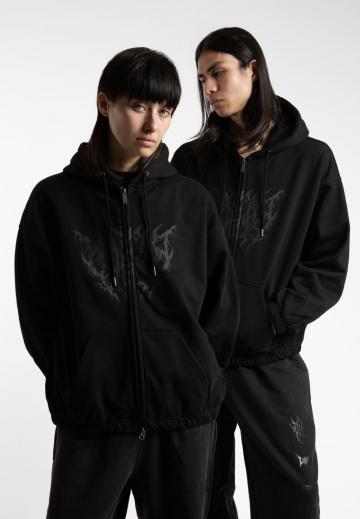 Пуловер с капюшоном