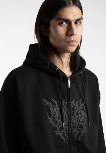 Пуловер с капюшоном