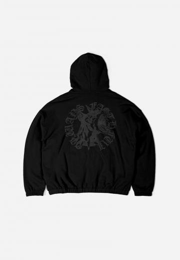 Пуловер с капюшоном