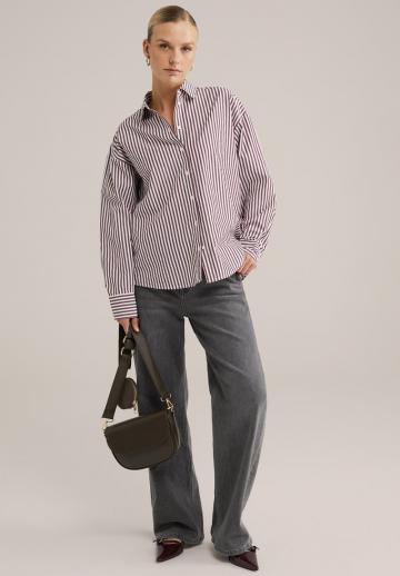 Атласная блузка