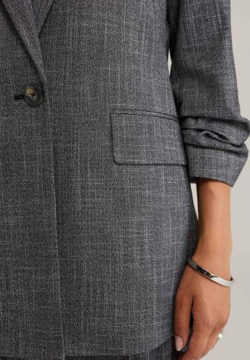 Длинный блейзер