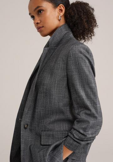 Длинный блейзер