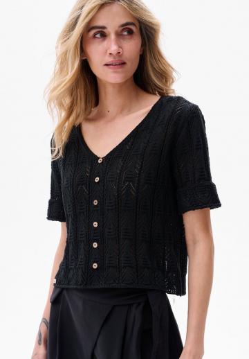Вязаная кофта