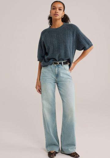 Пуловер с коротким рукавом