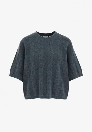 Пуловер с коротким рукавом