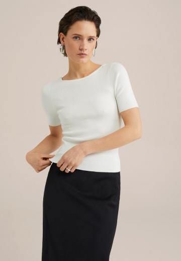 Пуловер с коротким рукавом