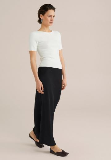 Пуловер с коротким рукавом