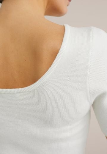 Пуловер с коротким рукавом