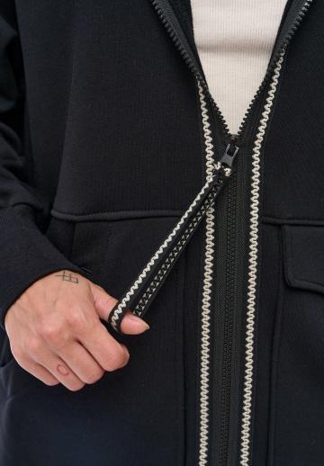 Пуловер с капюшоном