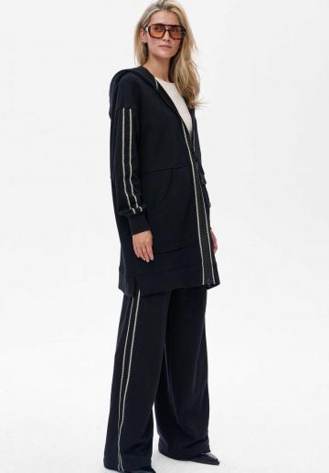 Пуловер с капюшоном