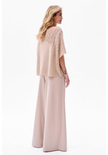 Пуловер с рукавом три четверти