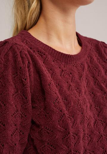 Пуловер с коротким рукавом