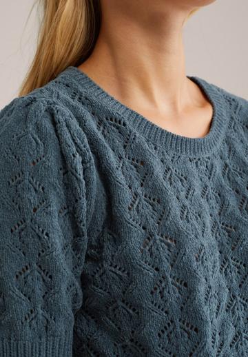 Пуловер с коротким рукавом