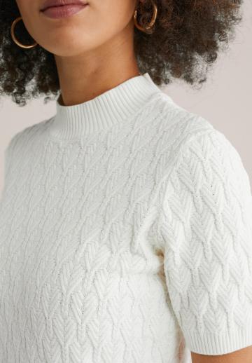 Пуловер с коротким рукавом