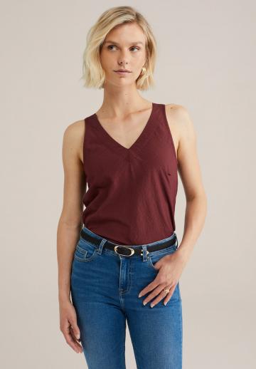 Блузка без рукавов