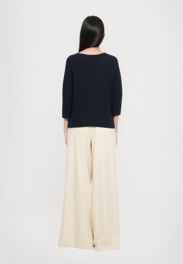 Пуловер с рукавом три четверти