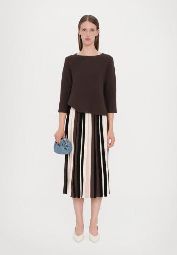 Пуловер с рукавом три четверти