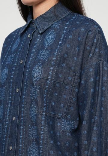 Джинсовая блузка