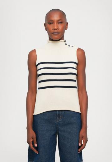 Пуловер без рукавов