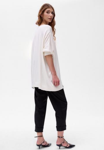 Пуловер с рукавом три четверти