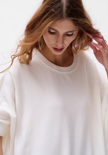 Пуловер с рукавом три четверти