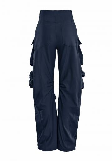 Брюки с накладными карманами