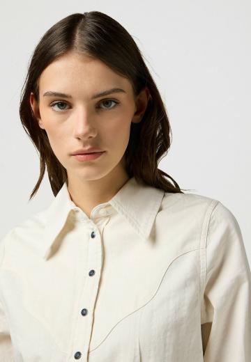 Джинсовая блузка