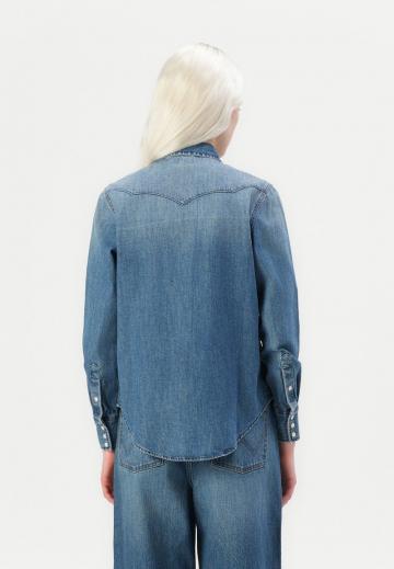 Джинсовая блузка